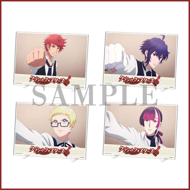 A6アクリルプレート4種セット（場面写使用）